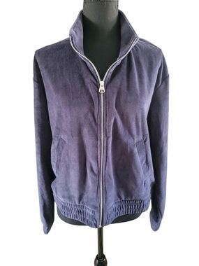 Divided Navy Zip-Front Jacket